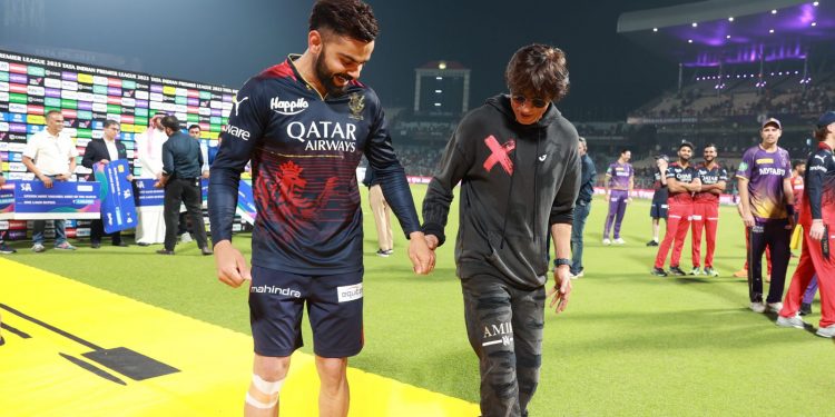 Owner of the Kolkata Knight Riders Shah Rukh Khan gives Virat Kohli the new nickname "Daamad."