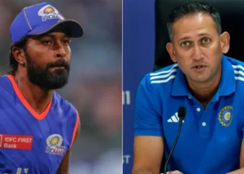 Ajit Agarkar answers questions on Hardik Pandya's selection as deputy for the T20 World Cup, saying, "There has been no talk about the vice captaincy."