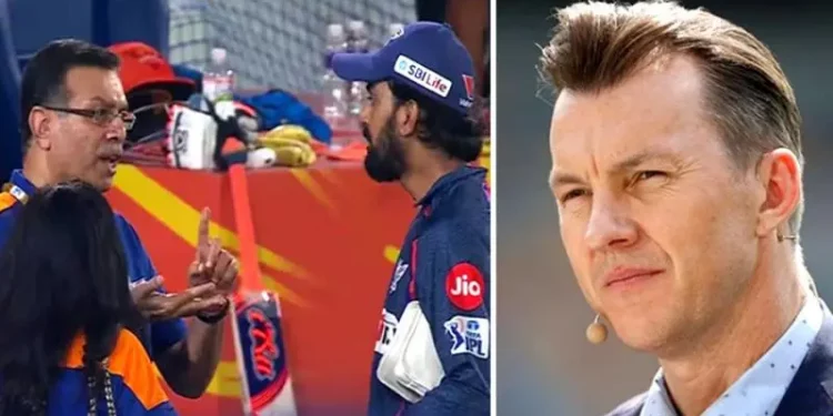 Brett Lee comments on the LSG owners' point of issue with KL Rahul, saying, "There is a place behind closed doors." 1 Brett Lee comments on the LSG owners' point of issue with KL Rahul, saying, "There is a place behind closed doors."