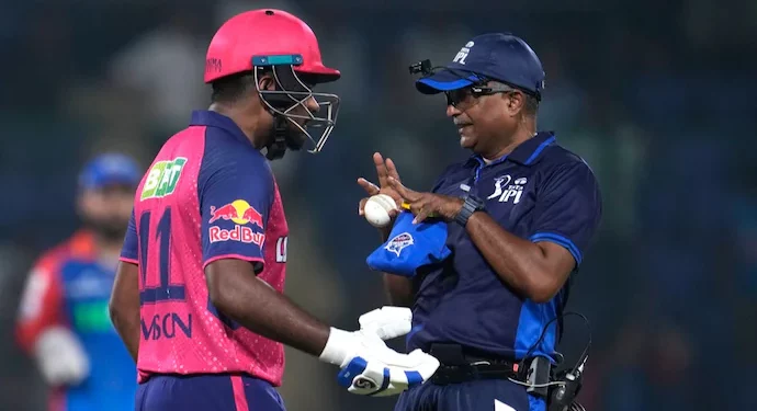 IPL 2024: For violating the code of conduct, Sanju Samson was fined 30% of the match money 1 IPL 2024: For violating the code of conduct, Sanju Samson was fined 30% of the match money