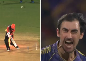 Watch: Mitchell Starc uses an incredible ripper to defeat Abhishek Sharma; fans hail it as the tournament's best moment