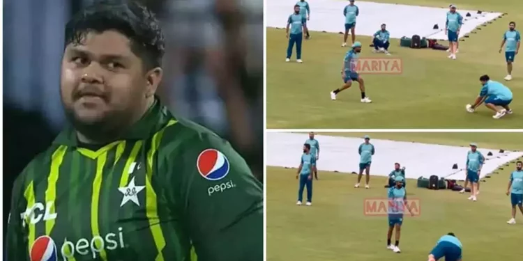 T20 World Cup 2024: Babar Azam, Azam Khan chat during practice 1 T20 World Cup 2024: Babar Azam, Azam Khan chat during practice