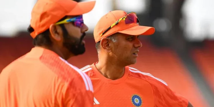 "What a tremendous role model," Rohit says of Dravid's lasting impact on his career 1 "What a tremendous role model," Rohit says of Dravid's lasting impact on his career