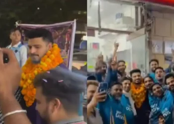 After IPL 2024 win, Ambala welcomes Vaibhav Arora as hero