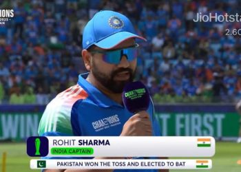 'Doesn't really matter'- Rohit Sharma's reply as Ravi Shastri fumbles at toss