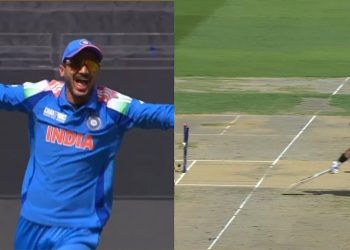 WATCH: Imam dismissed by Axar Patel's amazing bullseye; video goes viral