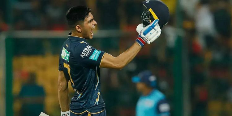 The pace is set by Gill and Sudharsan, but MI brings GT down to 196. 1 The pace is set by Gill and Sudharsan, but MI brings GT down to 196.