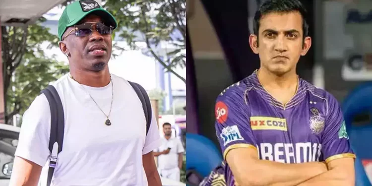 Dwayne Bravo turns to former KKR mentor Gautam Gambhir for guidance ahead of IPL 2025.