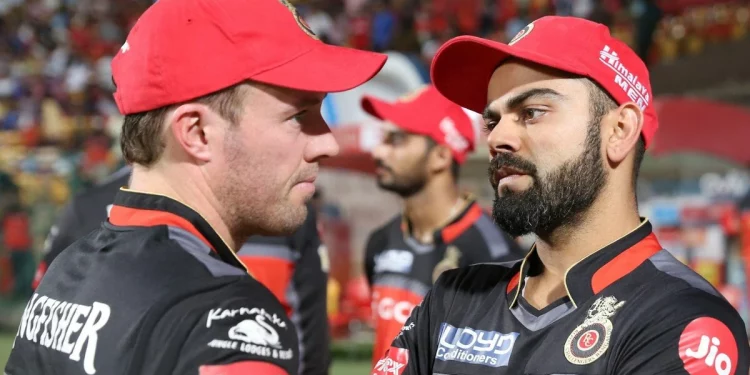 "Virat sent me a direct message," said AB de Villiers, preventing Kohli from using the "Ee sala cup namde" tagline.