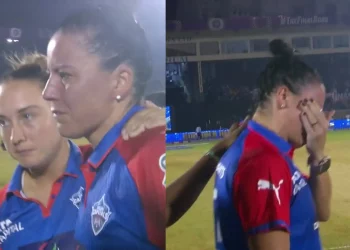 Watch Marizanne Kapp of South Africa cry after the Delhi Capitals lose in the Premier League Final.