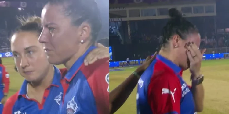 Watch Marizanne Kapp of South Africa cry after the Delhi Capitals lose in the Premier League Final.