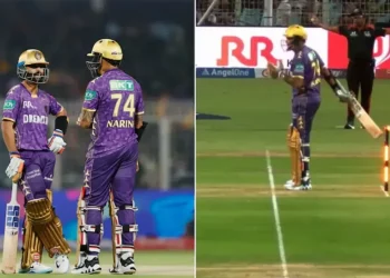 Why did Sunil Narine not receive a "hit wicket" in the 2025 Indian Premier League? Described