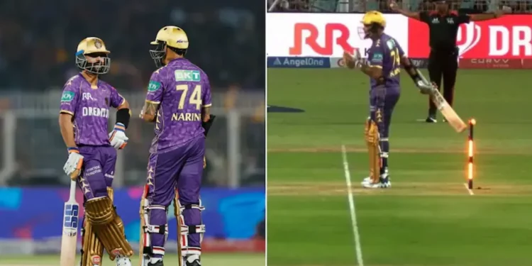 Why did Sunil Narine not receive a "hit wicket" in the 2025 Indian Premier League? Described 1 Why did Sunil Narine not receive a "hit wicket" in the 2025 Indian Premier League? Described
