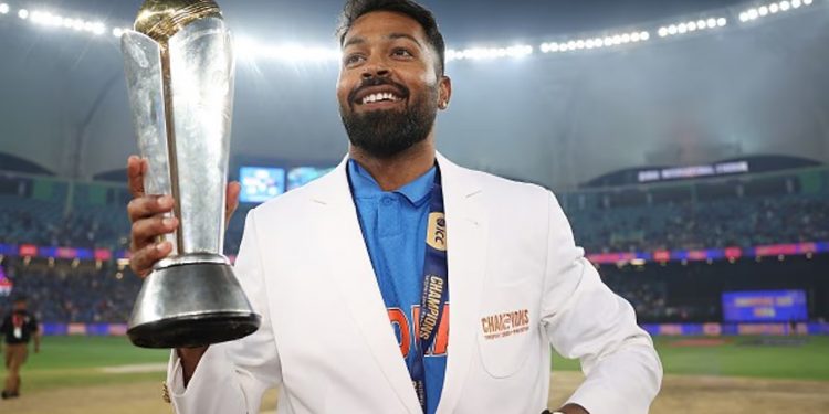 After winning the Champions Trophy, Hardik Pandya said, "I still need five or six more trophies."