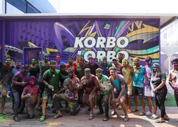 IPL2025: At Training Camp, KKR Players Celebrate Holi