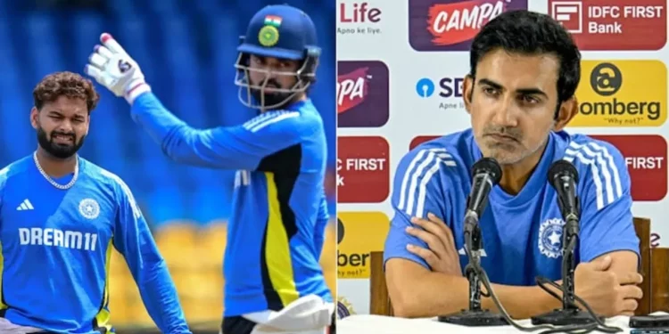 Gautam Gambhir explains why he chose KL Rahul over Rishabh Pant for India's Champions Trophy playing XI: "His batting average in ODIs is 50."