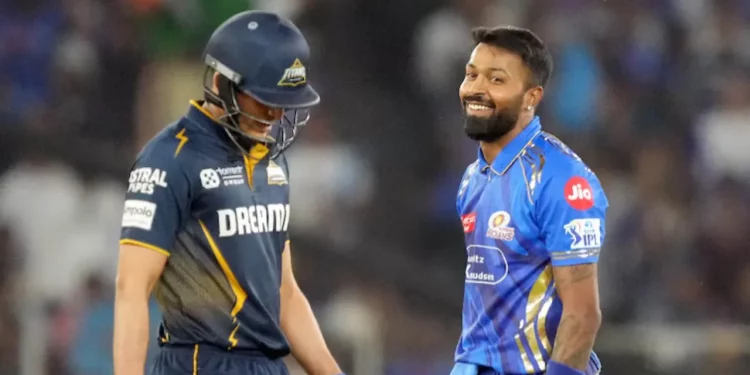 After being fined for his slow over-rate against GT, would Hardik Pandya face another ban? 1 After being fined for his slow over-rate against GT, would Hardik Pandya face another ban?