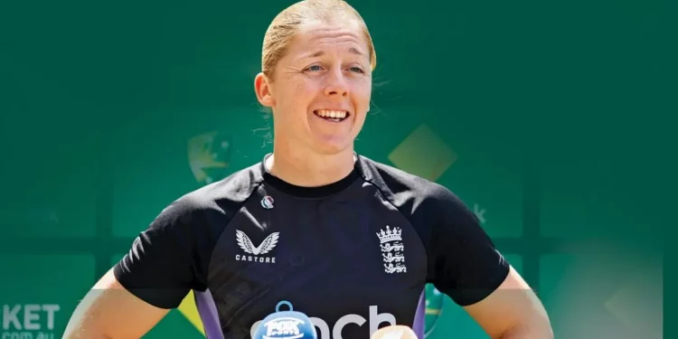 Heather Knight steps down as England skipper after nine years in charge. 1 Heather Knight steps down as England skipper after nine years in charge.