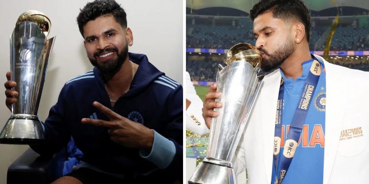 "It's my fifth title in a year," Shreyas Iyer said following India's Champions Trophy 2025 victory. 1 "It's my fifth title in a year," Shreyas Iyer said following India's Champions Trophy 2025 victory.