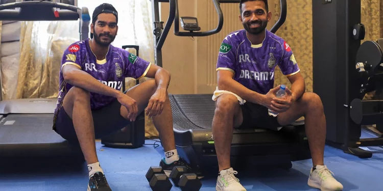 Watch as KKR captain Ajinkya Rahane performs a worship service prior to the 2025 IPL title defence. 1 Watch as KKR captain Ajinkya Rahane performs a worship service prior to the 2025 IPL title defence.