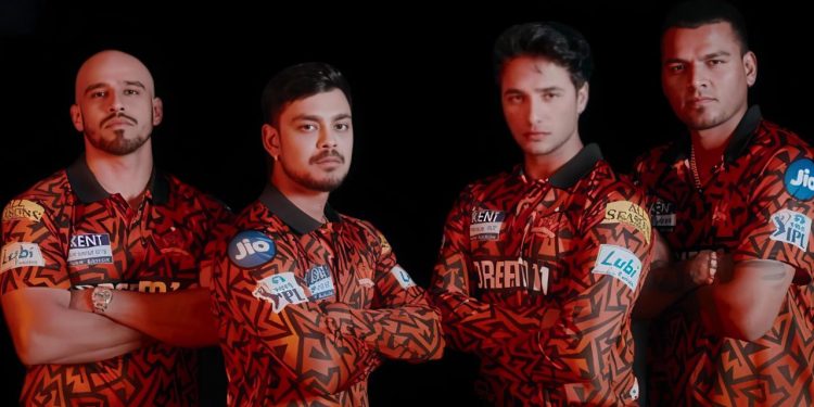 Watch as Sunrisers Hyderabad announce their new IPL 2025 jersey, which has a fresh appearance.