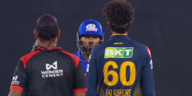 Sai Kishore Talks About His Angry Conversation With Hardik Pandya