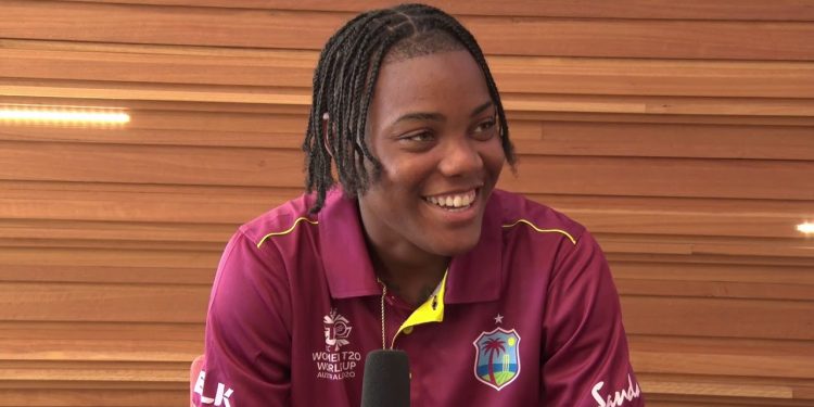 Regarding being likened to Andre Russell, Chinelle Henry said, "Take that as a huge compliment." 1 Regarding being likened to Andre Russell, Chinelle Henry said, "Take that as a huge compliment."