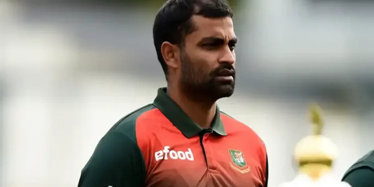 When Tamim Iqbal is playing DPL, he has a heart attack. 1 When Tamim Iqbal is playing DPL, he has a heart attack.
