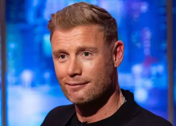 Andrew Flintoff talks candidly about battle following the Top Gear collision, saying, "I had to have about five or six goes at leaving the room."