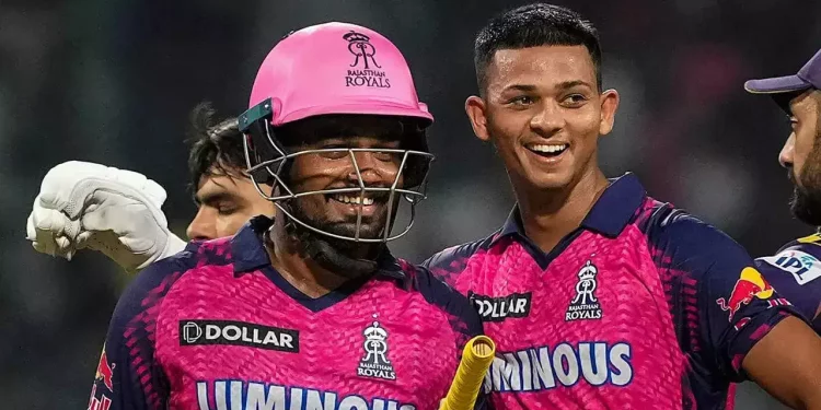 Regarding his friendship with RR captain Sanju Samson, Yashasvi Jaiswal said, "I've been with him since I was a kid." 1 Regarding his friendship with RR captain Sanju Samson, Yashasvi Jaiswal said, "I've been with him since I was a kid."