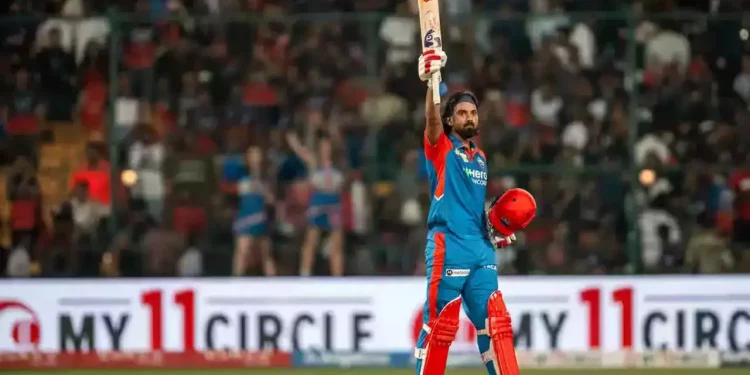 Twitter Reactions: After giving RCB another home loss, KL Rahul thumps his chest. 1 Twitter Reactions: After giving RCB another home loss, KL Rahul thumps his chest.