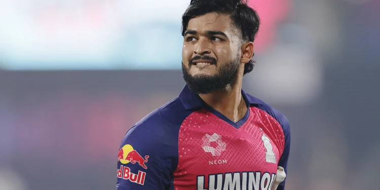 Why does Riyan Parag not captain against PBKS in the 2025 Indian Premier League?