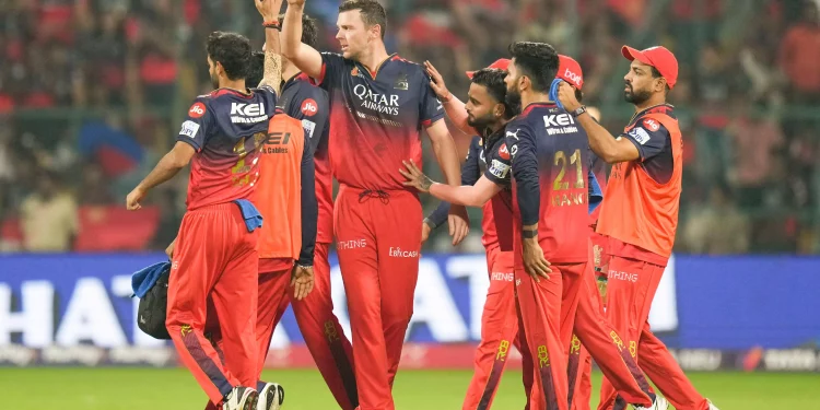 Sanjay Bangar said of RCB's performance against PBKS, "They were in danger of being bowled out for under 50." 1 Sanjay Bangar said of RCB's performance against PBKS, "They were in danger of being bowled out for under 50."