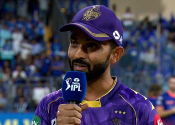 "It will become a controversy if I say anything," said KKR captain Ajinkya Rahane on the Eden Gardens pitch. 4 "It will become a controversy if I say anything," said KKR captain Ajinkya Rahane on the Eden Gardens pitch.