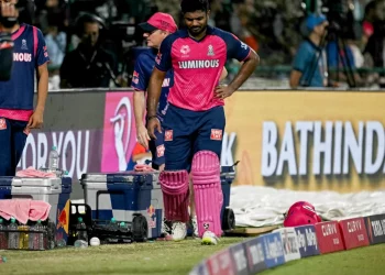 Sanju Samson is questionable for the April 19 match between the Rajasthan Royals and the Lucknow Super Giants.