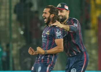 [WATCH] PSL 2025: Hasan Ali imitates Abrar Ahmed’s celebration after taking his wicket