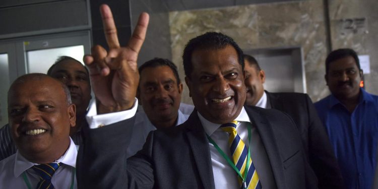 For the fourth time in a row, Shammi Silva wins the SLC presidential election. 1 For the fourth time in a row, Shammi Silva wins the SLC presidential election.