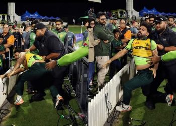 Khushdil Shah responds to taunts from supporters following a clean sweep in NZ vs. PAK 2025