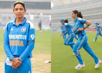 Why are the members of the Indian women's squad wearing black armbands in opposition to the Sri Lankan women?
