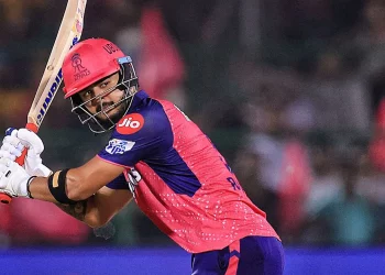 [WATCH] IPL 2025: Riyan Parag destroys Marco Jansen's bowling with a helicopter six