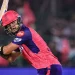 [WATCH] IPL 2025: Riyan Parag destroys Marco Jansen's bowling with a helicopter six