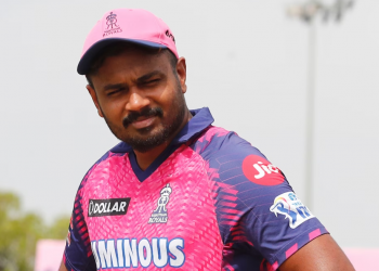 In response to RR's second over-rate infraction, Samson was fined INR 24 lakh.