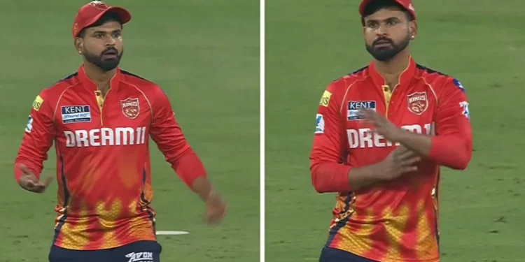 [WATCH] IPL 2025: Shreyas Iyer becomes irate at the umpire's call