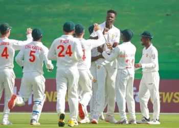 After a strong start to the second Test, Zimbabwe falters as Taijul captures five.