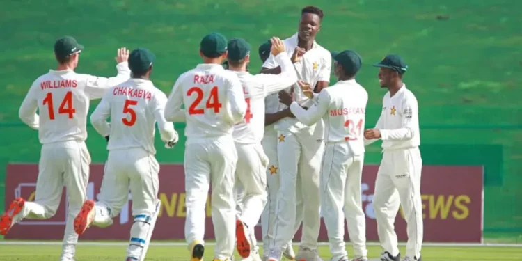 After a strong start to the second Test, Zimbabwe falters as Taijul captures five.