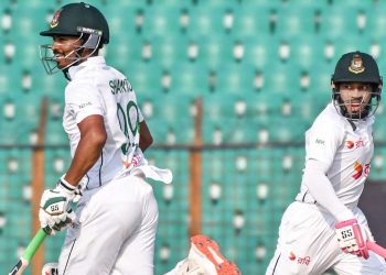 Bangladesh bats first, and Shanto and Mushfiqur return.