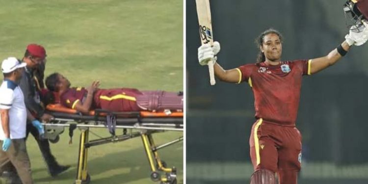 [WATCH] West Indies loses to Scotland despite heroic Hayley Matthews overcoming cramping and scoring a century