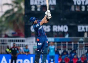 In IPL 2025, Aiden Markram hits his fourth fifty, the most in a season.