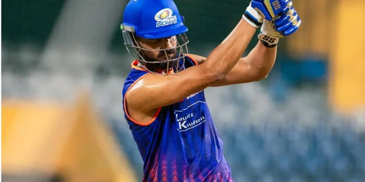 Naman Dhir on getting ready for his job with the Mumbai Indians: "That's the balance I'm always trying to maintain."