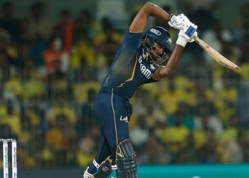 On hard yards, the assistant coach for GT said, "We had to drag him out of the nets." Sai Sudharsan contributes